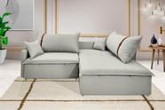 Sofá Valence Slim sem Caixa Premium 1.60m SoftGel 33 Linho Palha