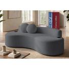 Sofá Veda. 1,88m Xpand Tech Tecido bouclê Cama inBox