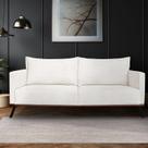 Sofá Zeki 3 Lugares 200 Cm Linho Boucle Sofá Zeki 3 Lugares 200 Cm Linho Boucle
