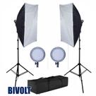 Soft Box 50x70 Luz Continualed Bicolor Tripe Bolsa 5500k