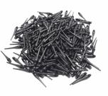 Soft Dart Tips ROOBEEO 2BA Thread Plastic, pacote com 300, preto
