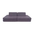 Soft Play Freso Baby Cinza - Sofá Modular Infantil 4 Peças