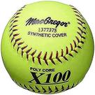 Softball MacGregor X52RE ASA Slow Pitch sintético de 12 polegadas