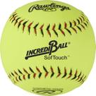 Softball Rawlings Incredi-Ball Yellow Softstitch 12 unidades