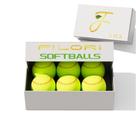 Softballs filori, pacote com 6, 12 polegadas, tamanho oficial do Slow-Pitch