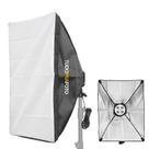 Softbox 50x70 Iluminador TUDOPRAFOTO c/ Soquete 4 Lâmpadas