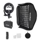 Softbox 60x60 Cm P/ Flash Speedlite Universal Com Grid