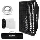 Softbox Bowens Com Grid 60x90cm Godox Para Flash Tocha, Iluminadores Led