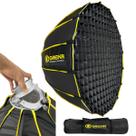 Softbox Dobrável Bowens com Grid 60cm Greika Montagem Rápida para Estúdio