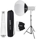 Softbox Globo Lanterna Godox 65cm Cs-65d Encaixe Bowens Com Tripé Robusto 2,6 M