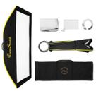 Softbox Glow ParaSnap 12x36 Strip de fibra esterlina de nova geração