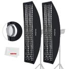 Softbox Godox 35 x 160 cm Beehive Honeycomb Grid Strip (2 unidades)