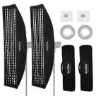 Softbox Godox Strip FW35x160cm 14x63cm com grade Honeycomb