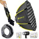 Softbox Grid Dobrável 90cm Greika Para Flash Ad300pro Ad400pro Ml100bi Ml60ii