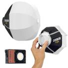 Softbox Mini Lanterna Colbor 25cm Encaixe Mini Bowens Para Led Wonder W60 W100