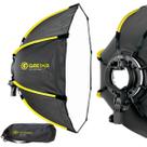 Softbox Para Flash Cabeça Redonda Greika Montagem Rápida 65cm