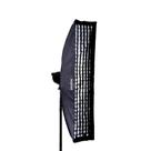 Softbox para flash de estudio fotografico montagem bowens com grid
