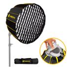 Softbox Parabólico Greika GSL-90 Flat Pack Bowens Dobrável de 90cm com Grid