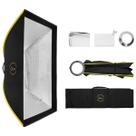 Softbox retangular de fibra esterlina Glow ParaSnap 24x34 com difusores externos e internos, anel de velocidade Bowens de 144 mm, adaptador de velocidade Soft Box Swap, perfeito para iluminação Softbox de estúdio