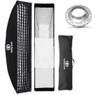 Softbox Strip Light Bowens Greika Com Grid Para Flash Estúdio - 35x140cm Softbox Strip Light Bowens Greika Com Grid Para Flash Estúdio - 35x140cm