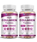 Softgel de colágeno MENXI Multi Tipo I, II, III, V, X com biotina 120