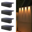 Solar Deck Lights ASLIDECOR, pacote com 4, branco quente, impermeável