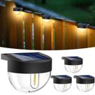 Solar Deck Lights btfarm, pacote com 4, impermeável, branco quente