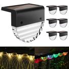 Solar Deck Lights Melunar, pacote com 6 LED à prova d'água para exterior