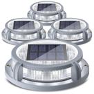 Solar Deck Lights SideInlar 16 LEDs, 2 modos, impermeáveis, pacote com 4