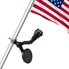 Solar Flag Pole Light Etzeaxus Super Bright PC Crystal LED