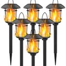 Solar Flame Torch Lights Dynaming, pacote com 6 unidades, à prova d'água