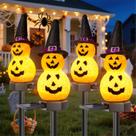 Solar Garden Light TopVelo Halloween Pumpkin, 2 pacotes
