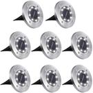 Solar Ground Lights Aogist 8 LED Waterproof Garden (pacote com 8)