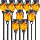 Solar Lights SANJICHA, pacote com 10 Mini Torch Flickering Flame