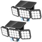 Solar Lights WDTPro 2025 Outdoor Flood 3500LM, pacote com 2