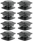 Solar Outdoor Post Cap Lights Davinci Lighting FlexFit, pacote com 8
