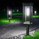 Solar Pathway Lights BITPOTT, pacote com 8 unidades IP65, à prova d'água, liga/desliga automaticamente