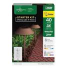 Solar Pathway Lights Feit Electric OneSync 40W Bronze, pacote com 2 unidades Solar Pathway Lights Feit Electric OneSync 40W Bronze, pacote com 2 unidades