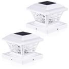 Solar Post Cap Lights AEFREOHT Warm White RGB 9 cores 20 lúmens