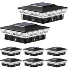 Solar Post Cap Lights Btfarm 5x5cm 2 modos 16 LED IP65