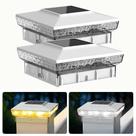 Solar Post Cap Lights KEILAIMO, pacote com 2, IP65, à prova d'água