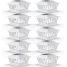 Solar Post Cap Lights SideInlar 12 LEDs, 4 modos, pacote com 10 Solar Post Cap Lights SideInlar 12 LEDs, 4 modos, pacote com 10