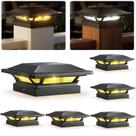 Solar Post Cap Lights SideInlar 4x4 Waterproof 16 LED 2 modos Solar Post Cap Lights SideInlar 4x4 Waterproof 16 LED 2 modos