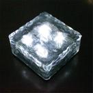 Solar Powered Outdoor Led Square Fence Light Garden Post Lamp