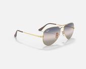 Solar Ray-Ban aviator RB3689 BI-GRADIENT 001/GE 58