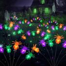 Solar Spider Lights OZS 48 LED Roxo Laranja Verde IP65