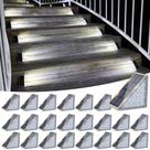 Solar Stair Lights VOLISUN, pacote com 24, impermeável, IP67, branco frio