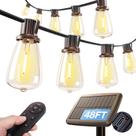 Solar String Lights Addlon 16 lâmpadas Edison 16m IP65 USB Solar String Lights Addlon 16 lâmpadas Edison 16m IP65 USB