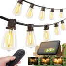 Solar String Lights addlon: Remoto à prova d'água USB de 54 pés, 16 LEDs Solar String Lights addlon: Remoto à prova d'água USB de 54 pés, 16 LEDs