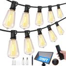 Solar String Lights Bdrofn 36,5 m, controle remoto à prova d'água, 42 LEDs Solar String Lights Bdrofn 36,5 m, controle remoto à prova d'água, 42 LEDs